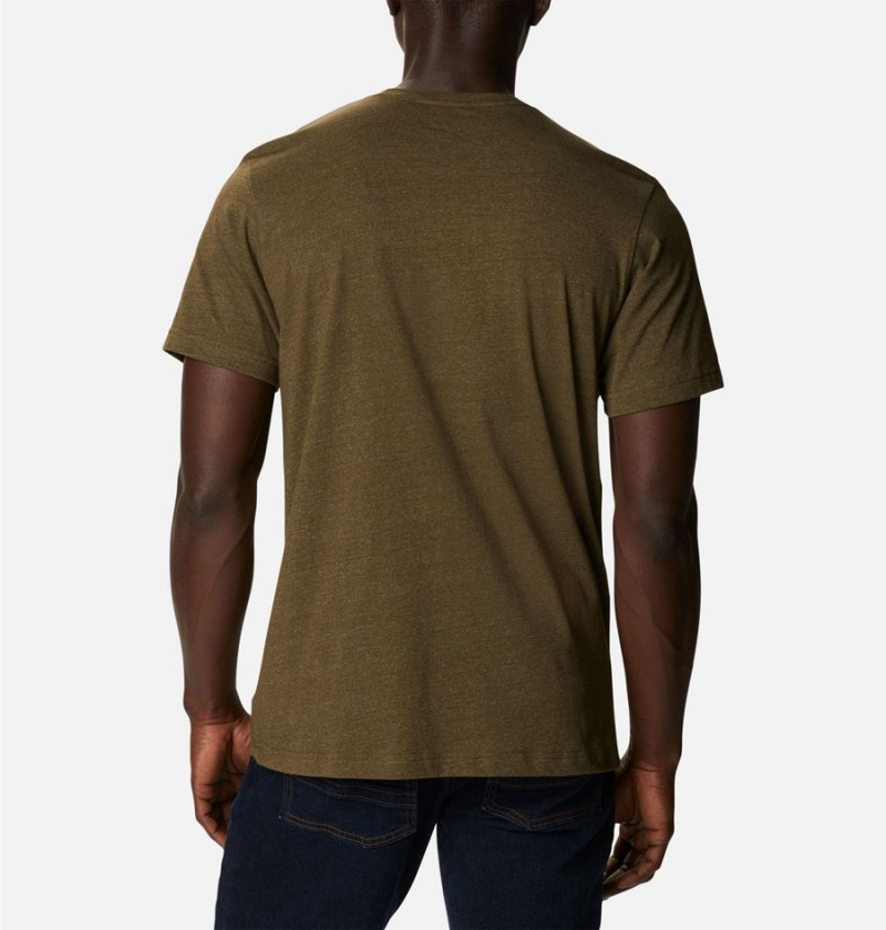 Brown Men's Columbia Thistletown Hills Short Sleeve T-Shirt | SWCRH-1408