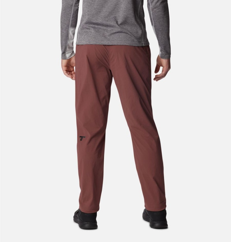 Brown Men's Columbia Titan Pass Lightweight Pants | AYNMK-5814