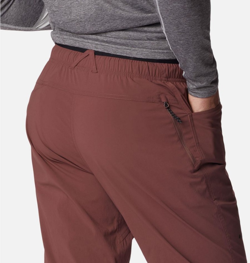 Brown Men's Columbia Titan Pass Lightweight Pants | AYNMK-5814