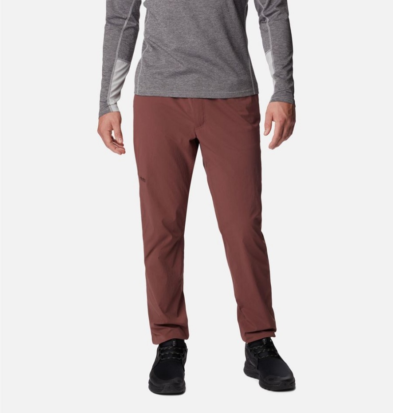 Brown Men's Columbia Titan Pass Lightweight Pants | AYNMK-5814