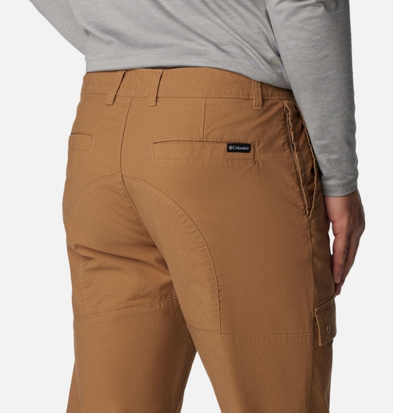 Brown Men's Columbia Wallowa Cargo Pants | DMFIQ-8740