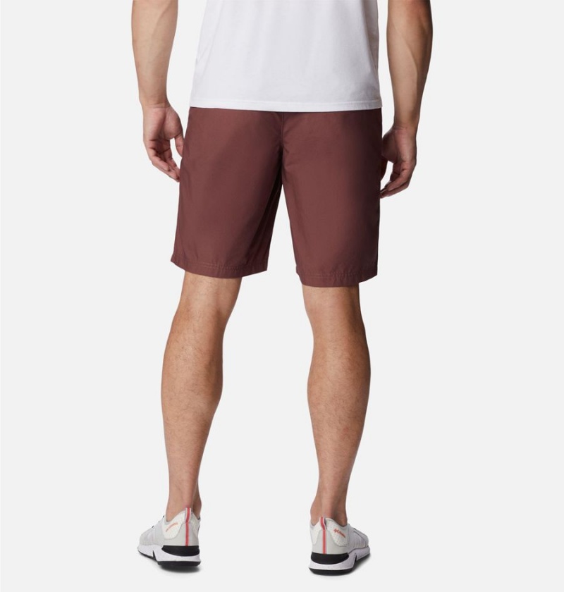 Brown Men's Columbia Washed Out Shorts | WUKEY-4158