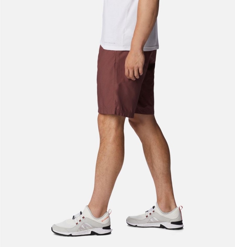 Brown Men's Columbia Washed Out Shorts | WUKEY-4158