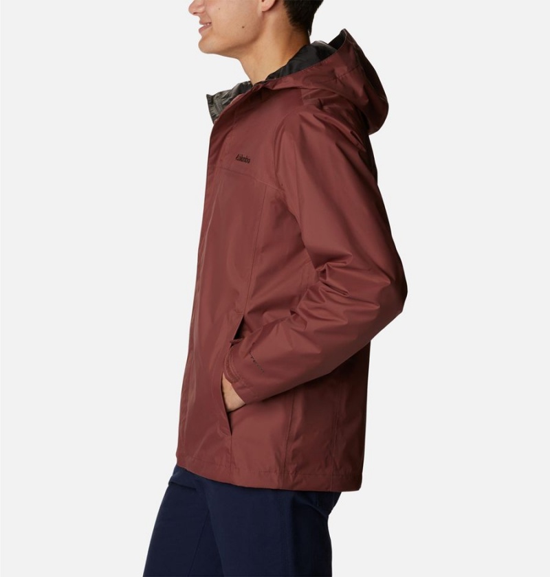 Brown Men's Columbia Watertight II Rain Jacket | IOTRH-4398