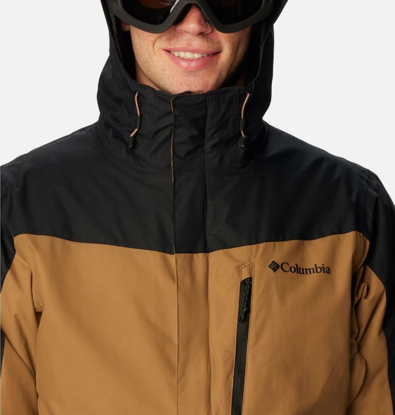 Brown Men's Columbia Whirlibird IV Interchange Ski Jacket | ONMFX-0861