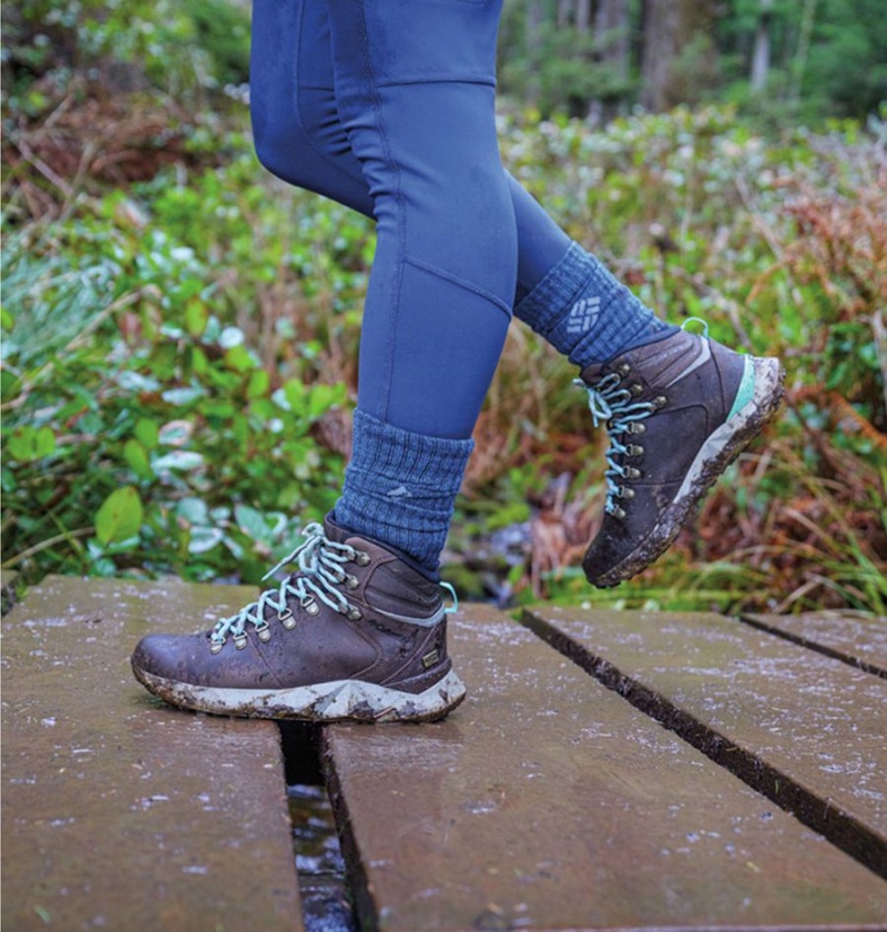 Brown Women's Columbia Facet Sierra OutDry Boot Hiking Shoes | GLWTJ-1429