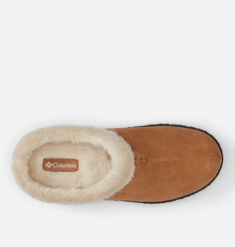 Brown Women's Columbia Fairhaven Slippers | PODAY-0718