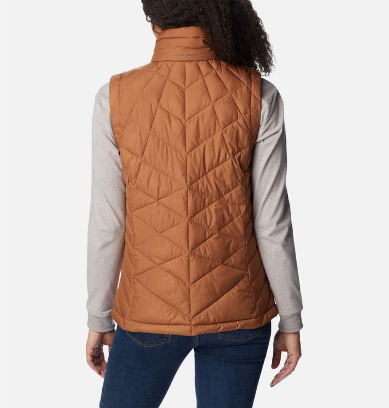 Brown Women's Columbia Heavenly Vest | BHQRE-4691