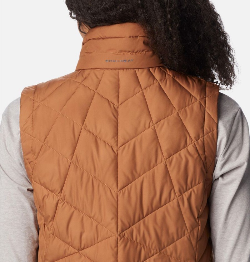 Brown Women's Columbia Heavenly Vest | BHQRE-4691