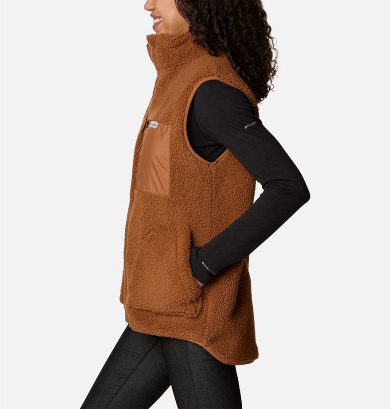 Brown Women's Columbia Holly Hideaway Vest | UYWBD-1547