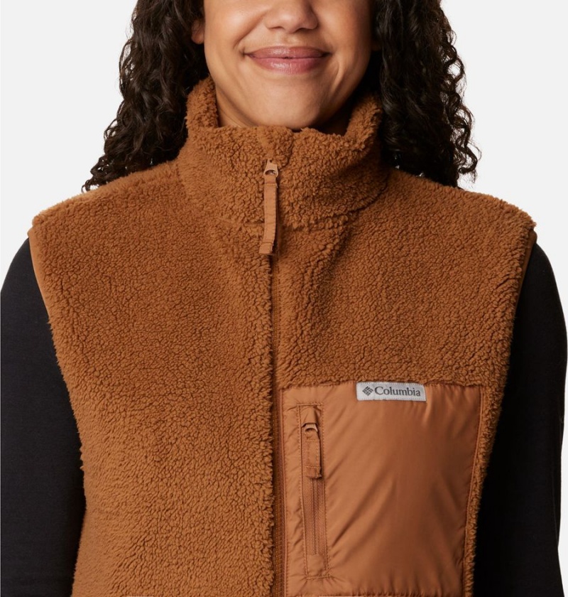 Brown Women's Columbia Holly Hideaway Vest | UYWBD-1547