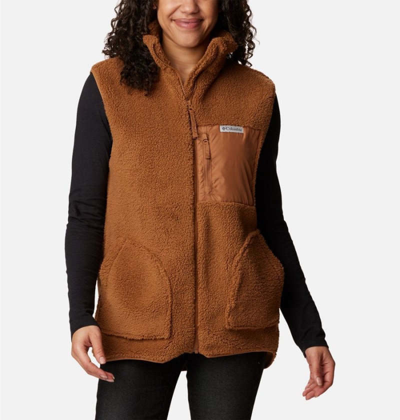 Brown Women\'s Columbia Holly Hideaway Vest | UYWBD-1547