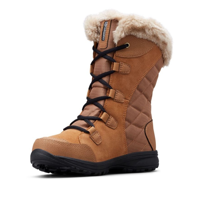 Brown Women's Columbia Ice Maiden II Boots | FCGTM-0784