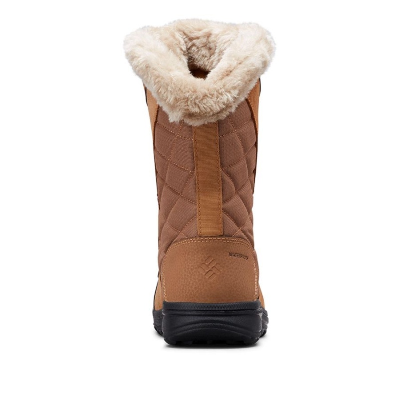 Brown Women's Columbia Ice Maiden II Boots | FCGTM-0784