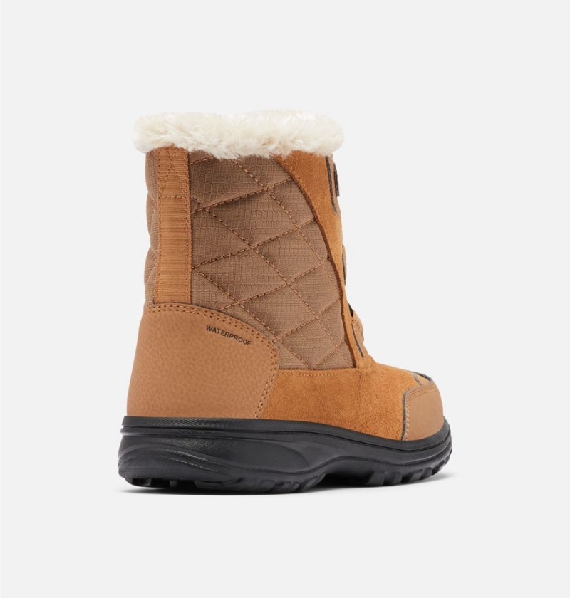 Brown Women's Columbia Ice Maiden Shorty Boots | NGKJX-9580