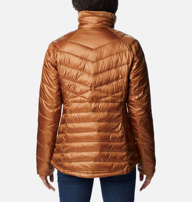 Brown Women's Columbia Joy Peak Insulated Puffer Jacket | MKNYG-7439