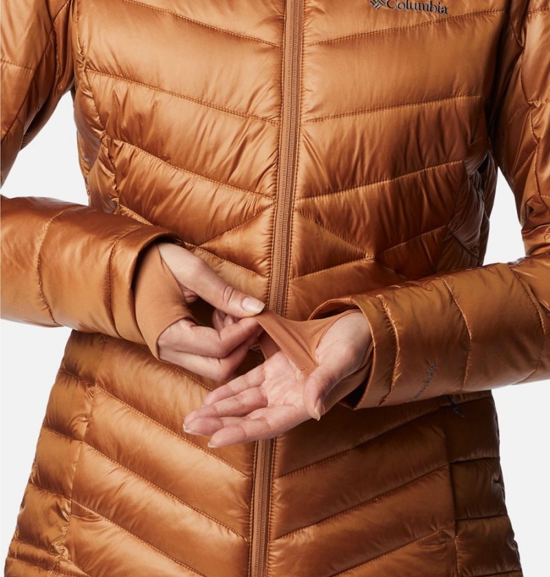 Brown Women's Columbia Joy Peak Insulated Puffer Jacket | MKNYG-7439