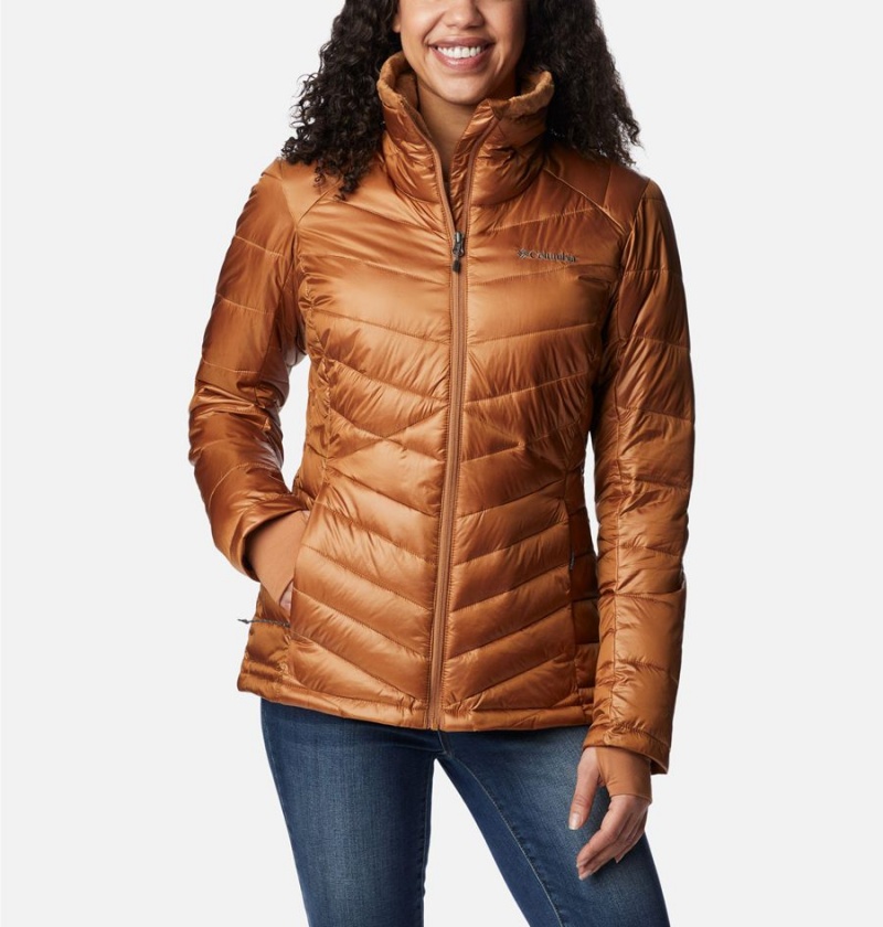 Brown Women\'s Columbia Joy Peak Insulated Puffer Jacket | MKNYG-7439