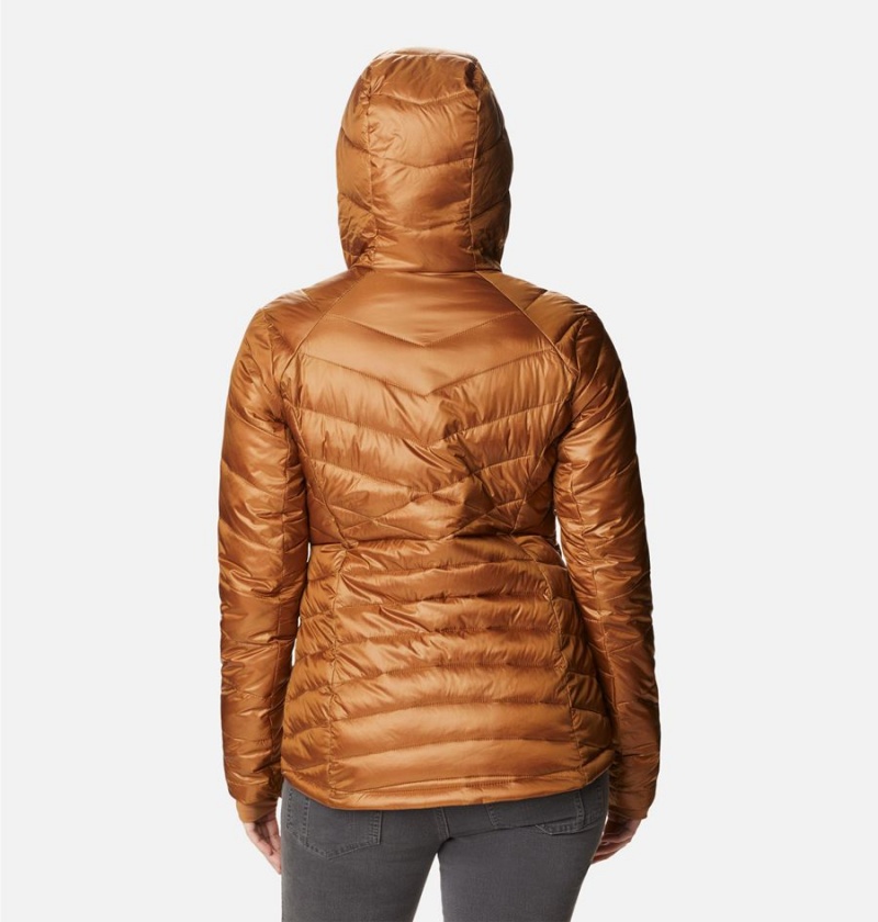 Brown Women's Columbia Joy Peak Insulated Hooded Puffer Jacket | GOWDB-1743