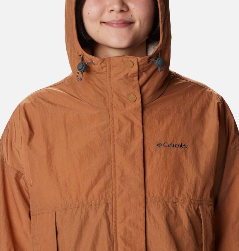 Brown Women's Columbia Laurelwoods II Interchange 3 In 1 Jackets | CHFQV-6043