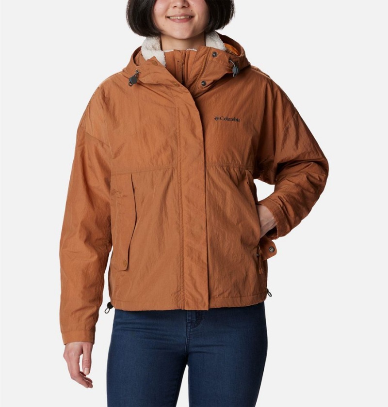 Brown Women\'s Columbia Laurelwoods II Interchange 3 In 1 Jackets | CHFQV-6043