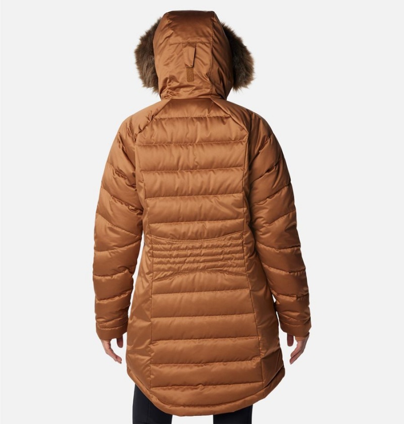 Brown Women's Columbia Lay D III Mid Puffer Jacket | FJIUE-1935