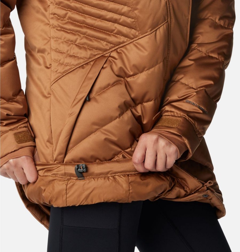 Brown Women's Columbia Lay D III Mid Puffer Jacket | FJIUE-1935