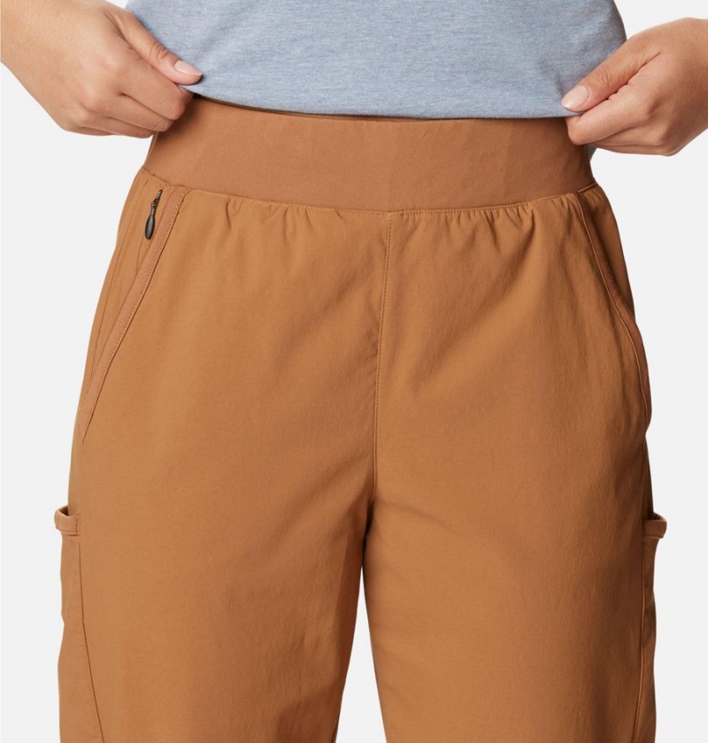 Brown Women's Columbia Leslie Falls Joggers Pants | PYMDQ-3872