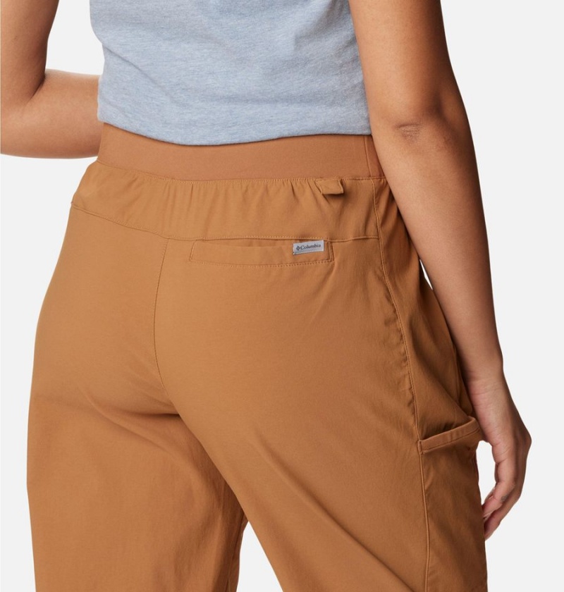 Brown Women's Columbia Leslie Falls Joggers Pants | PYMDQ-3872