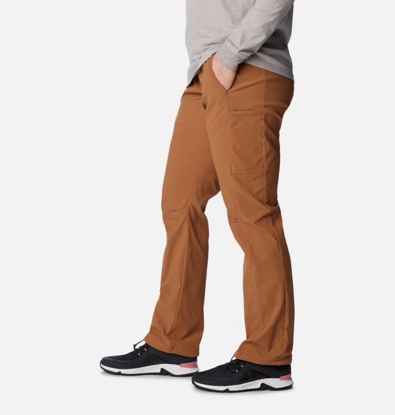 Brown Women's Columbia Leslie Falls Pants | XDSMI-3798