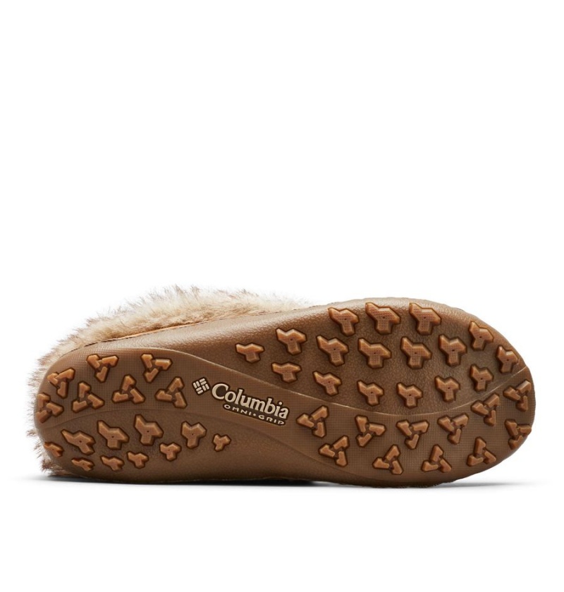 Brown Women's Columbia Minx Omni Heat Slippers | ZUYSF-9178