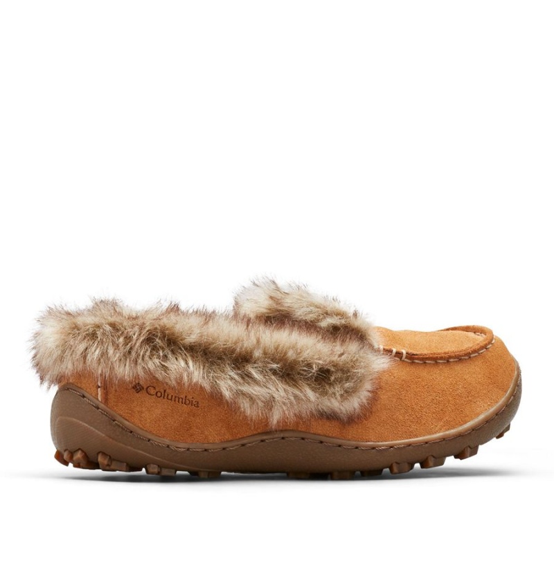 Brown Women's Columbia Minx Omni Heat Slippers | ZUYSF-9178