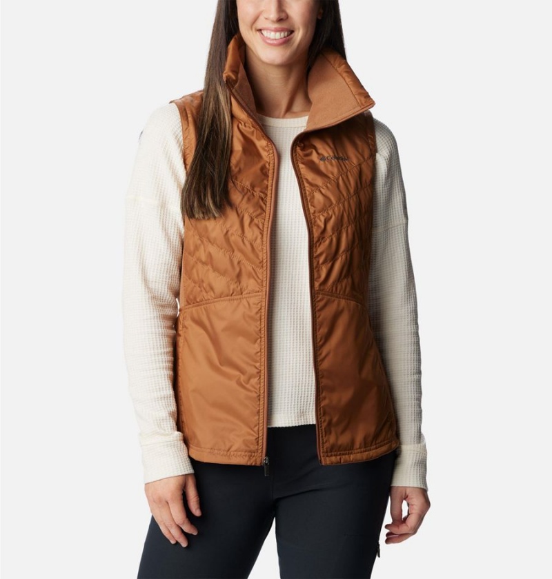 Brown Women's Columbia Mix It Around II Vest | JGYBX-1850