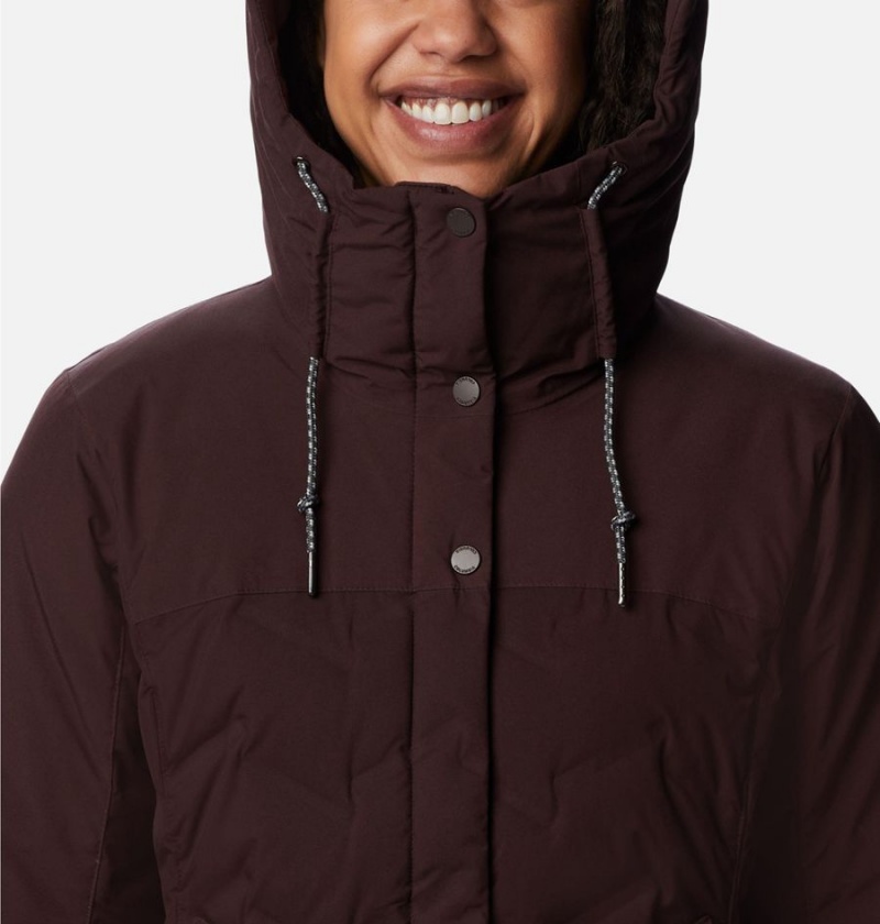 Brown Women's Columbia Mountain Croo II Mid Down Coats | CKVRH-6189