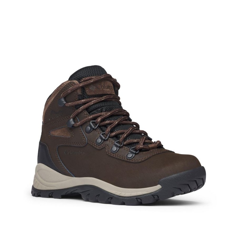 Brown Women's Columbia Newton Ridge Plus Waterproof Boot Hiking Shoes | GPURS-8369