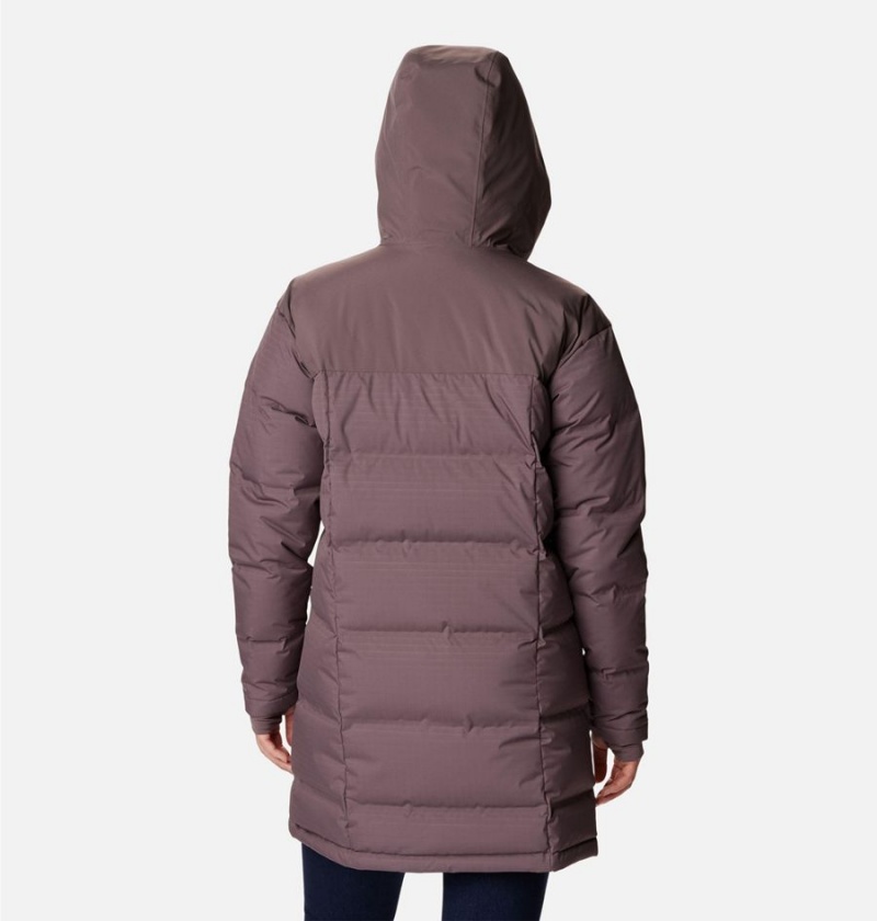 Brown Women's Columbia Opal Hill Mid Puffer Jacket | OUVGP-3854