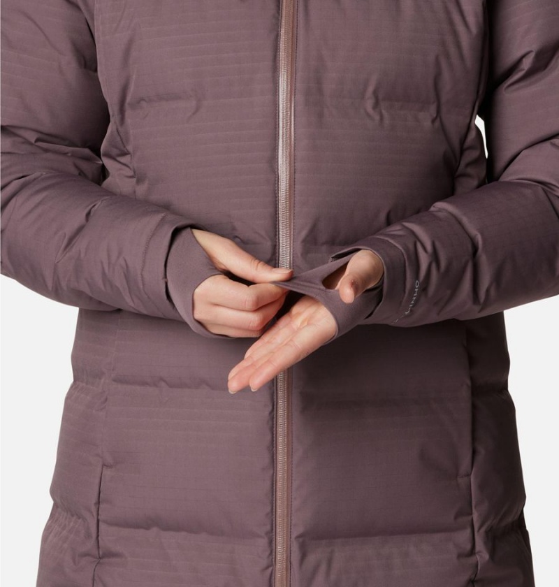 Brown Women's Columbia Opal Hill Mid Puffer Jacket | OUVGP-3854