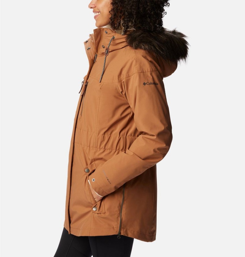 Brown Women's Columbia Payton Pass Interchange Coats | RIEQM-1523