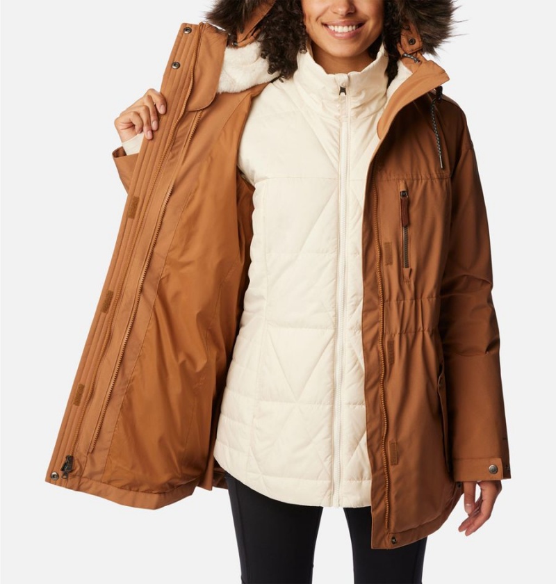 Brown Women's Columbia Payton Pass Interchange Coats | RIEQM-1523