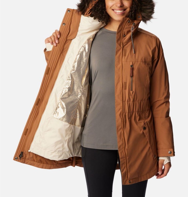 Brown Women's Columbia Payton Pass Interchange Coats | RIEQM-1523