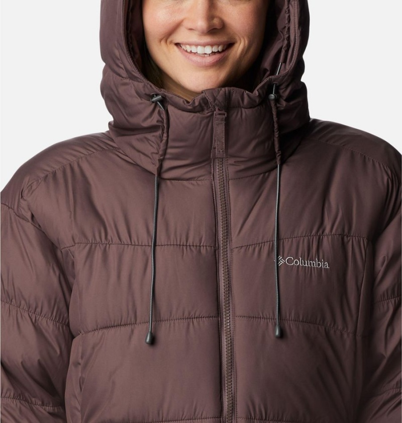 Brown Women's Columbia Pike Lake II Long Puffer Jacket | FZMKX-4870