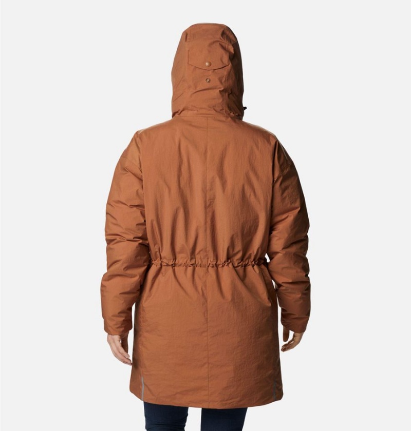 Brown Women's Columbia Rosewood Coats | LYPZJ-0642