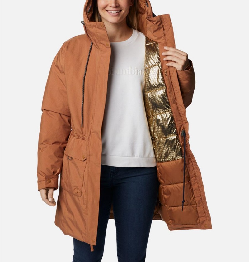 Brown Women's Columbia Rosewood Coats | LYPZJ-0642