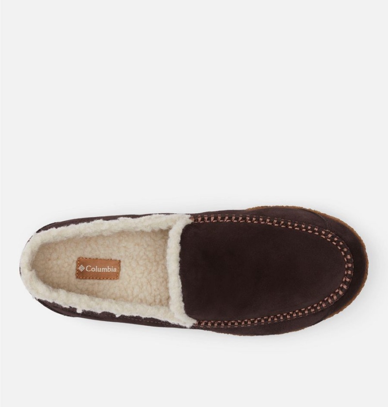 Burgundy Men's Columbia Fairhaven Slippers | HMNZY-7481