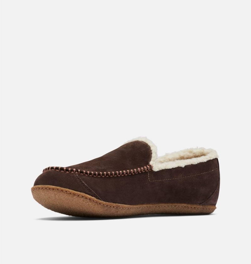 Burgundy Men's Columbia Fairhaven Slippers | HMNZY-7481