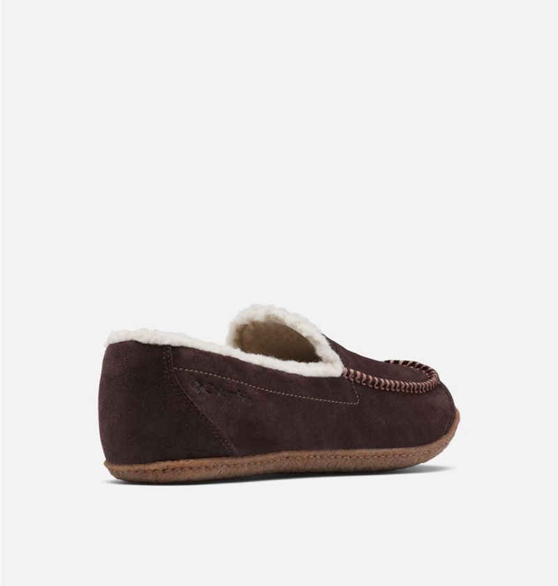 Burgundy Men's Columbia Fairhaven Slippers | HMNZY-7481