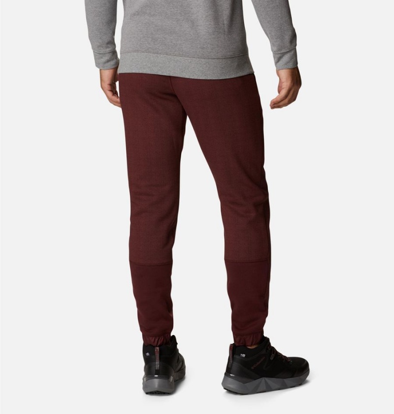 Burgundy Men's Columbia Lodge III Joggers Pants | VDUWM-5417