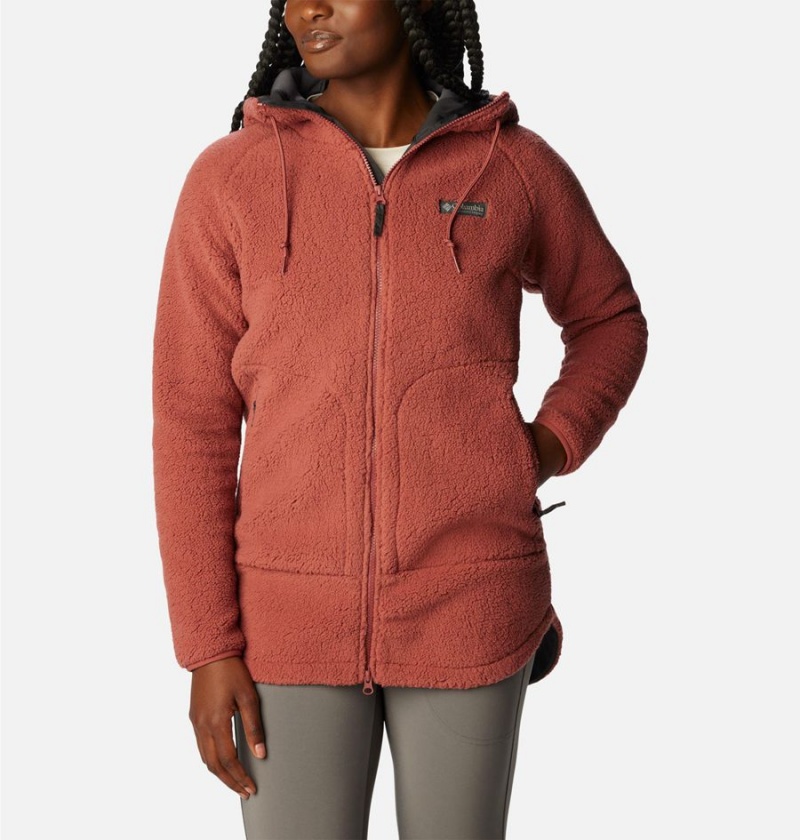 Coral Women\'s Columbia CSC Sherpa Fleece Jacket | QSMOG-5198