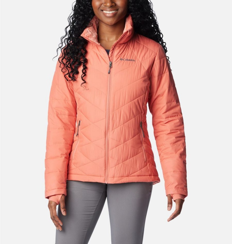 Coral Women\'s Columbia Heavenly Puffer Jacket | PGJKS-8614