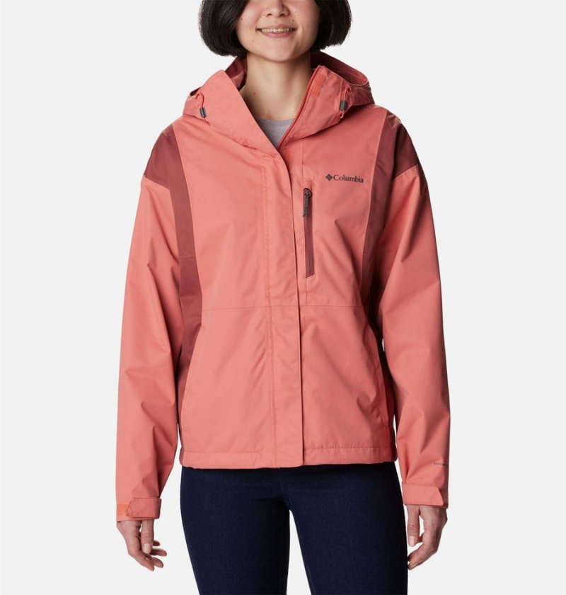 Coral Women\'s Columbia Hikebound Rain Jacket | LJHYU-3247